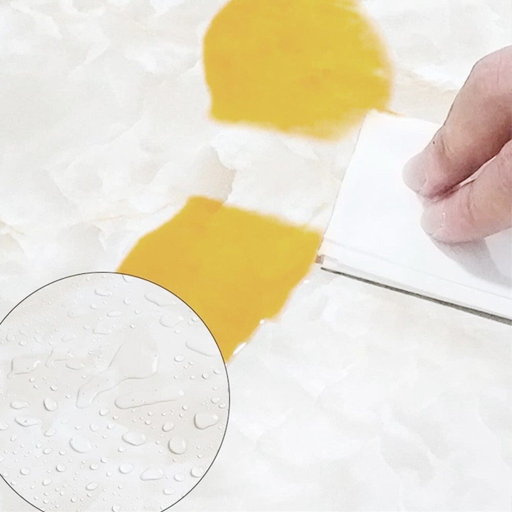 1 X 10M Self Adhesive Yellow Marble Wallpaper Peel and Stick Granite Sticker
