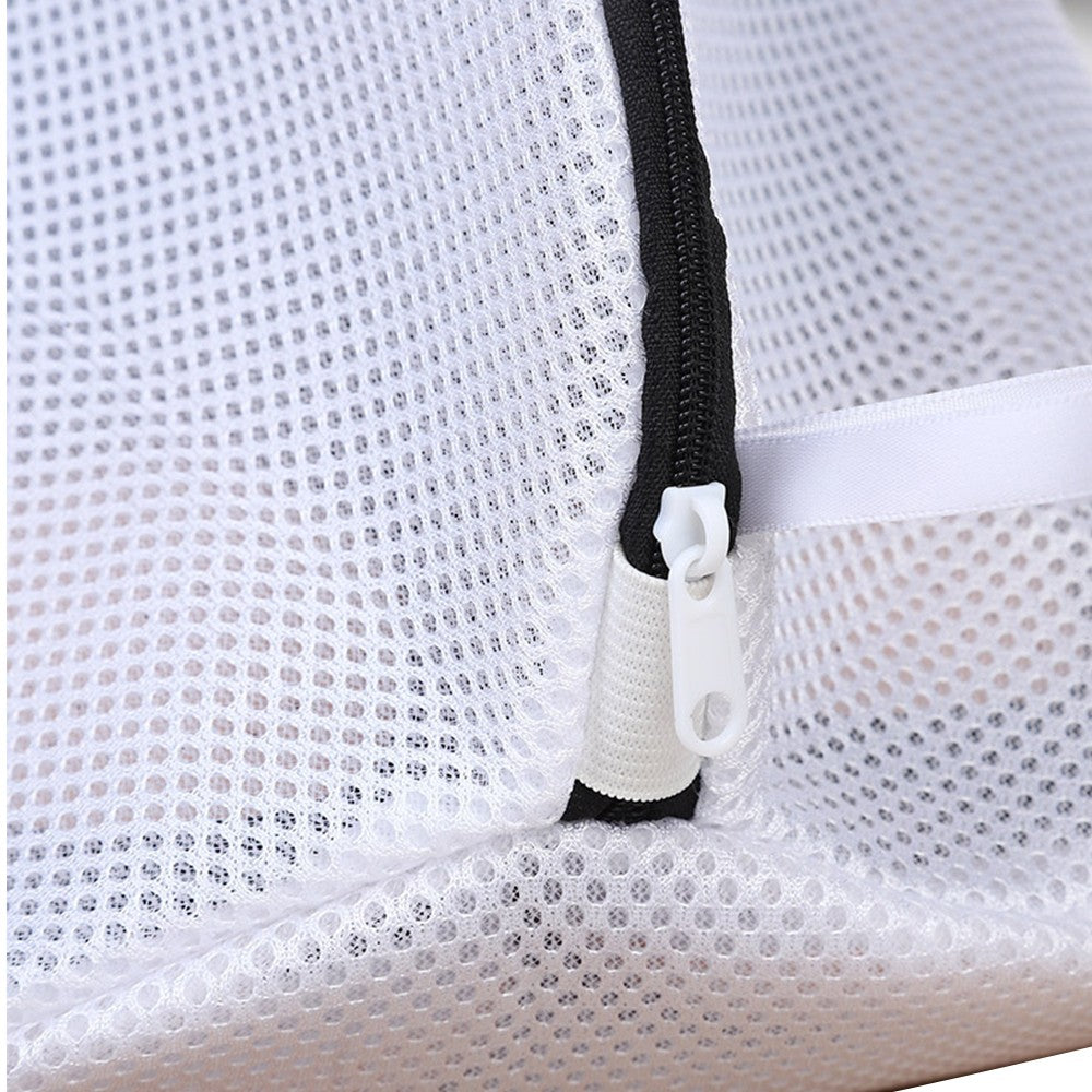 2 X Mesh Shoe Washing Bags with Zipper Laundry Bag Home Shoes Sneakers Shoe Bags