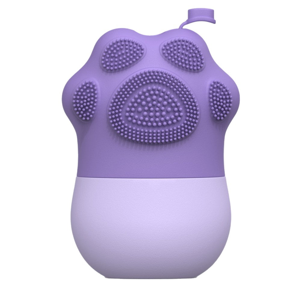 Silicone Ice Facial Cleansing Brush Face Massager Skin Care Tools Purple
