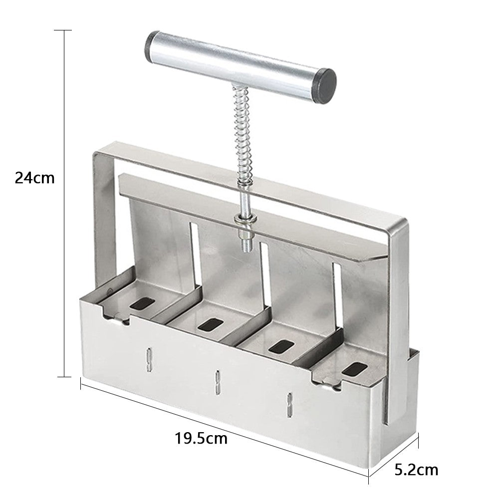 Handheld Soil Blocker Maker Metal Seedling Plant Soil Blocking Tool