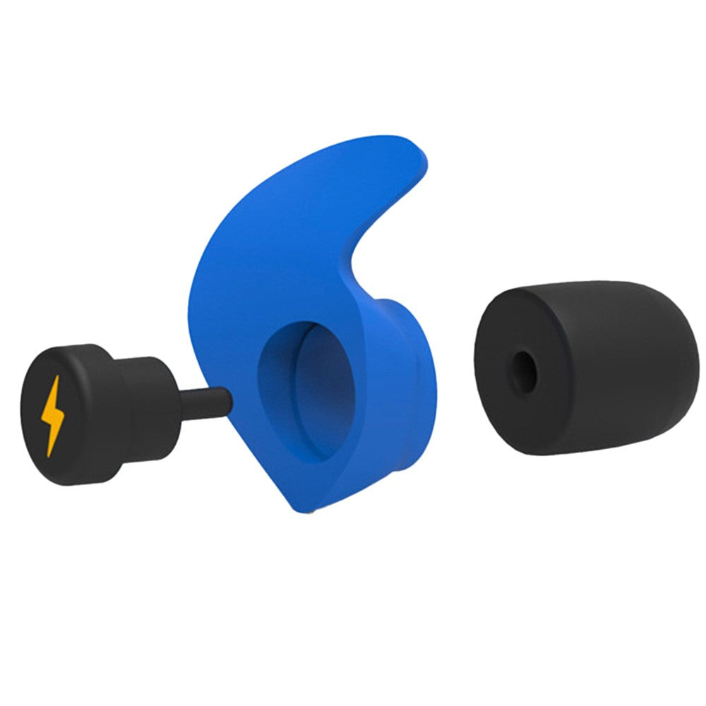 Earplugs for Sleeping Noise Canceling Reusable Silicone Ear Plugs with 5 Pairs Sponge Earplugs Blue