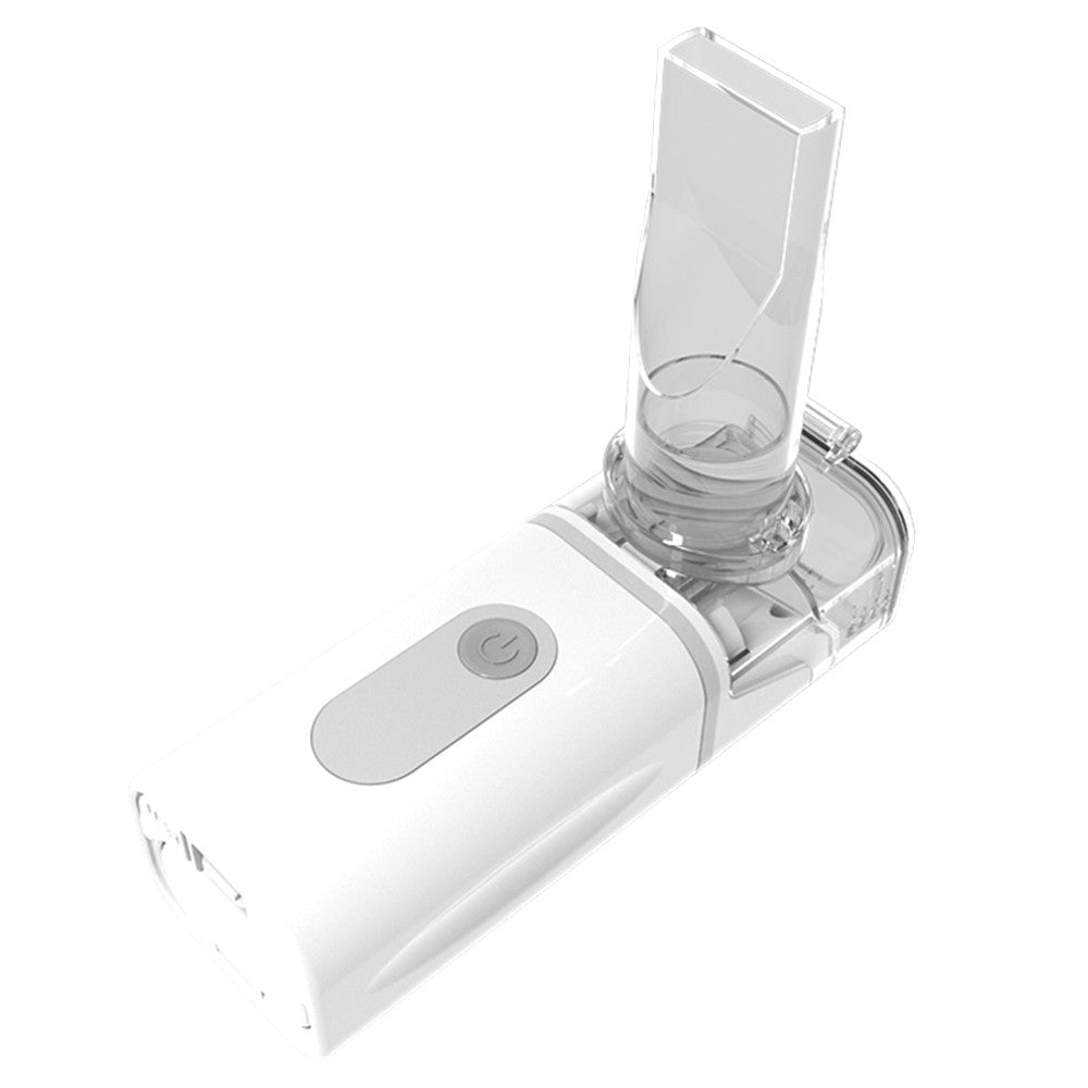 Portable Battery Operated Nebulizer Machine Grey Handheld Mesh Nebulizer Mist Steam Inhaler for Breathing Problems