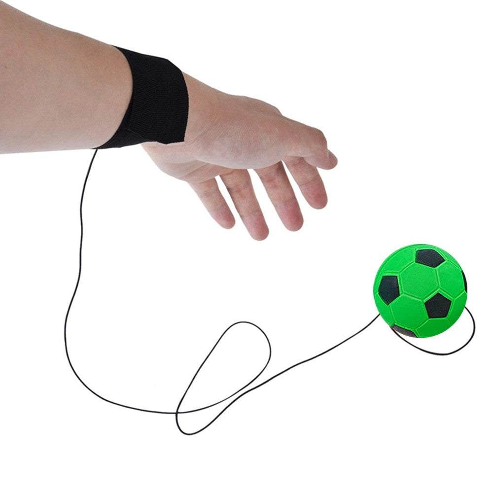 4 X Rebound Ball Return Rubber Ball Sport Training Ball Wristband Balls Toys with Wrist Strap