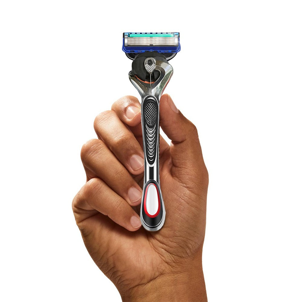 Non Brand Mens Razor with 8Pcs 5-Layer Refills Razor Blade Set Beard Shaving Razor Trimmer