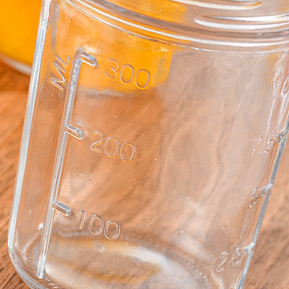 1 X 350ml Overnight Oats Glass Container with Lids and Spoon Overnight Oats Mason Jars Salad Cups White