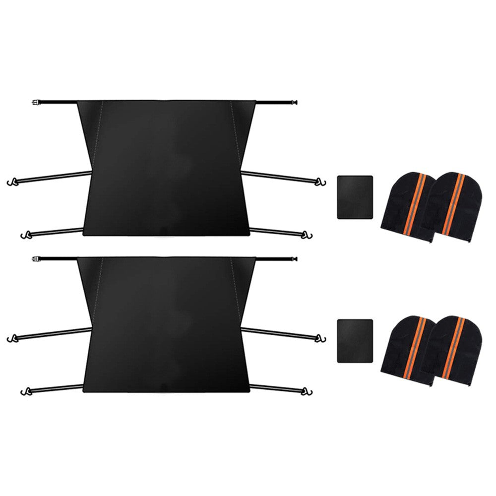 2 X Car Windshield Cover Windscreen Anti Frost Snow Cover Sun Shade Shield Dust Protector