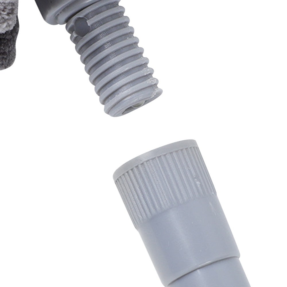 Set of 7Pcs Reusable Microfiber Duster Bendable Dusters Cleaning Tools with Retractable Extension Pole