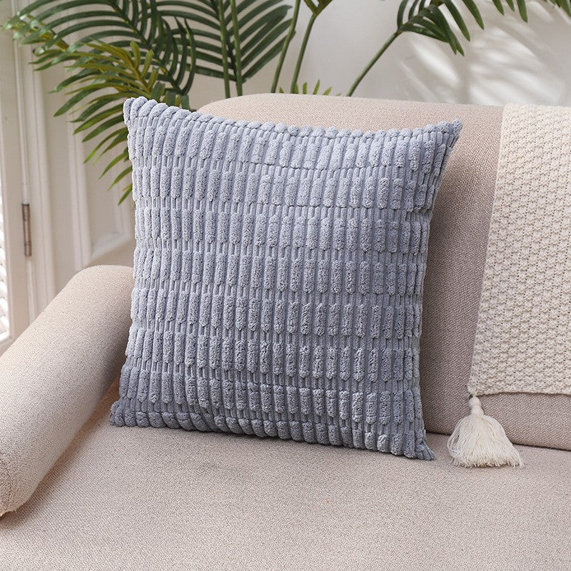 2Pcs 45x45cm Pillowcase Soft Throw Pillow Cases Cushion Covers Home Decor Grey