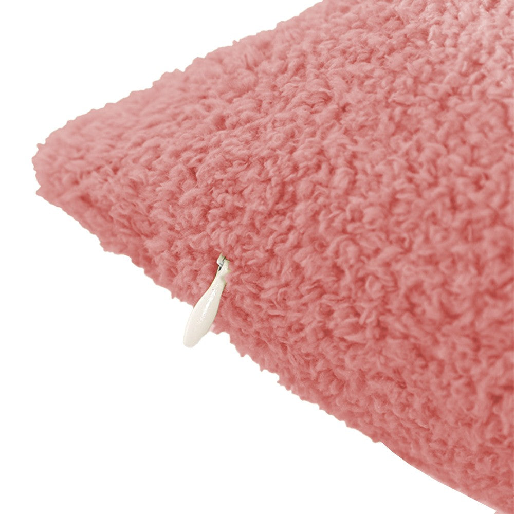 2Pcs 45x45cm Pillowcase Soft Throw Pillow Cases Cushion Covers Home Decor Pink