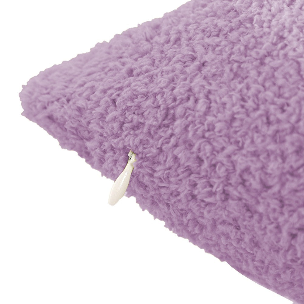 2Pcs 45x45cm Pillowcase Soft Throw Pillow Cases Cushion Covers Home Decor Purple