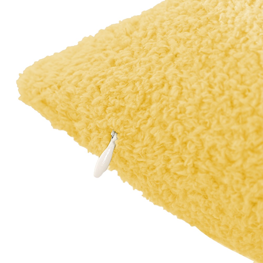 2Pcs 45x45cm Pillowcase Soft Throw Pillow Cases Cushion Covers Home Decor Yellow