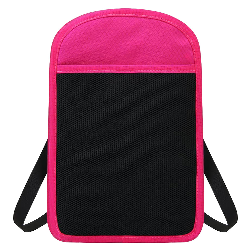 Travel RFID Blocking Passport Holder Travel Wallet Crossbody Phone Bag Rose Red