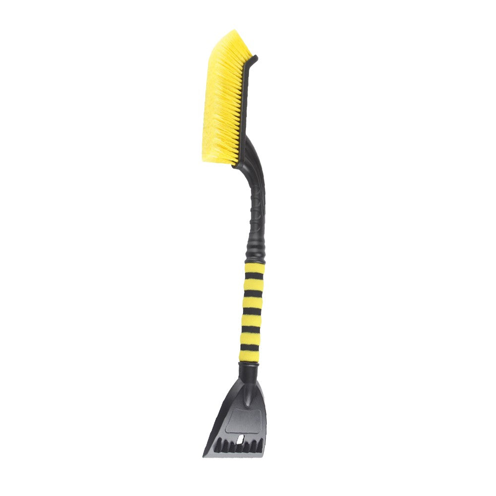 2-in-1 Detachable Ice Scraper and Snow Brush for Car Windshield Yellow