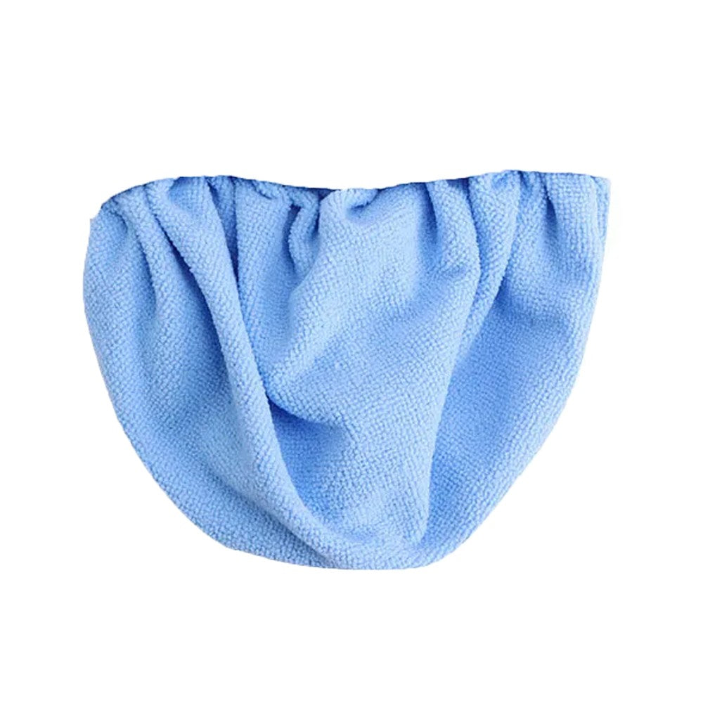 Water-resistant Double Layer Shower Cap Sleeping Hat Bath Hat Hair Care Blue