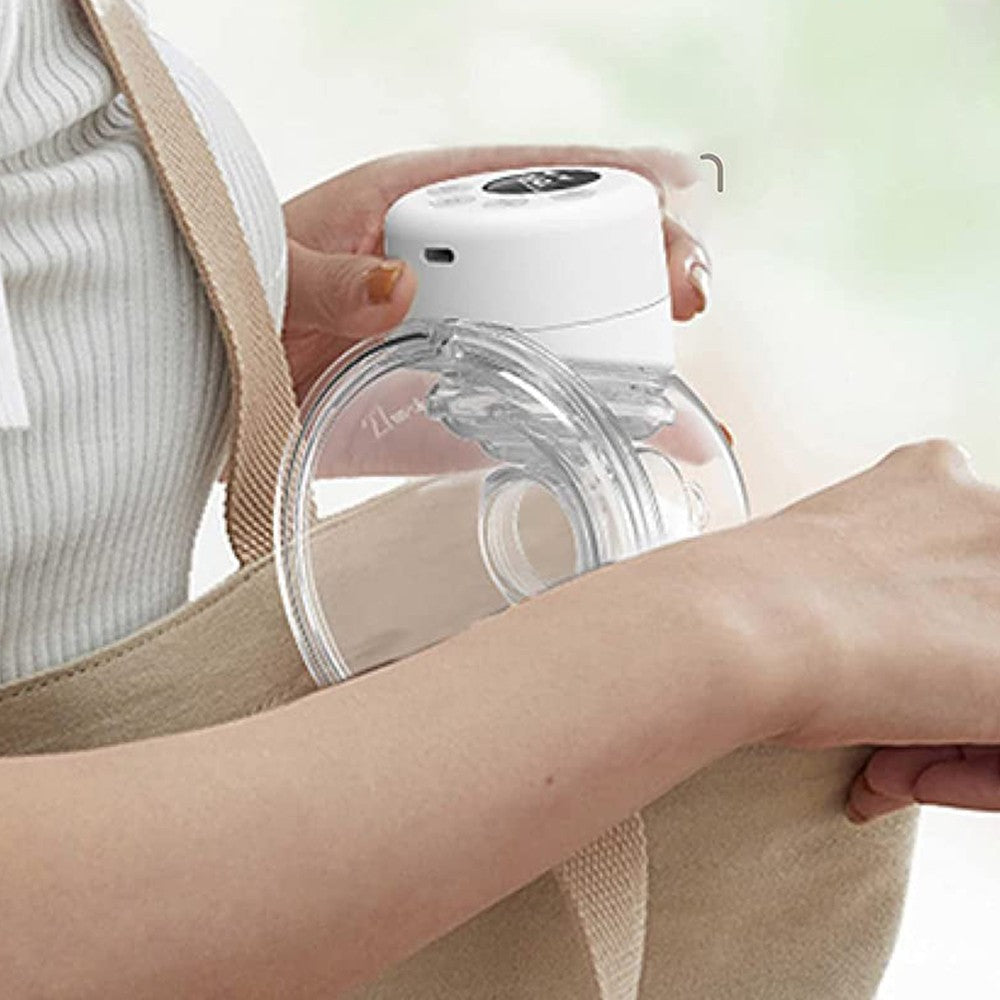 Wearable Electric Breast Pump Rechargeable Hands-Free Breastfeeding Pump