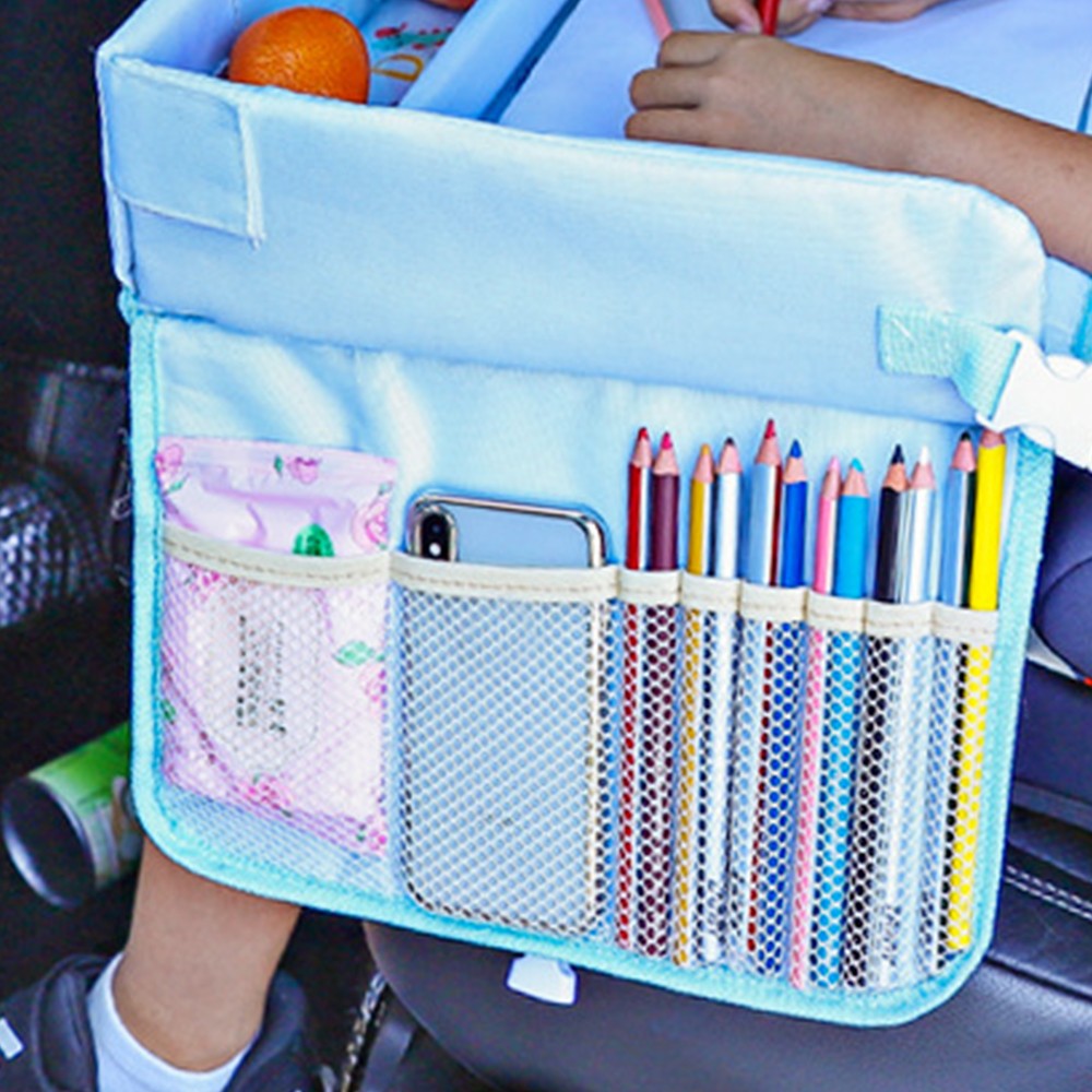 Portable Kids Travel Lap Tray Car Seat Tray Toddler Car Activities Tray Ocean Style