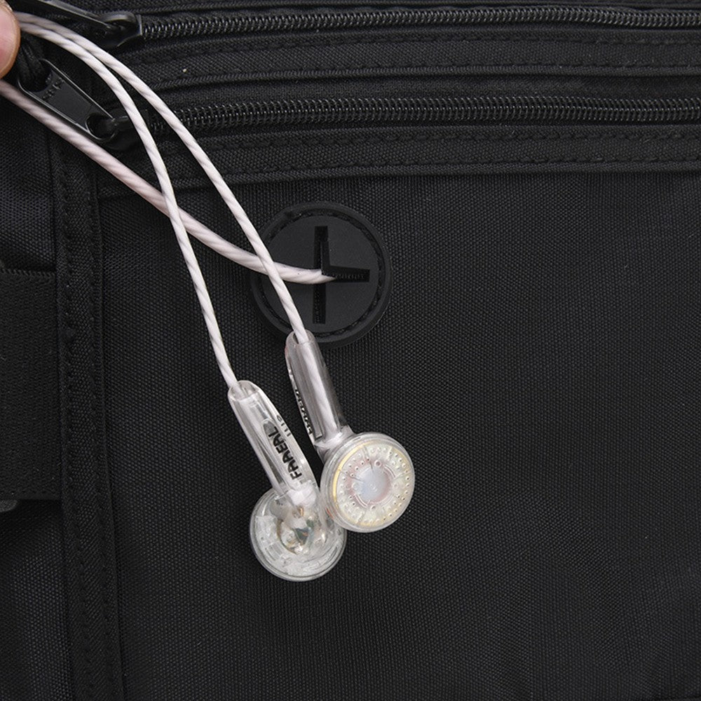 Money Belt Travel Passport Holder RFID Blocking Card Pouch Fanny Pack Waist Pack Black