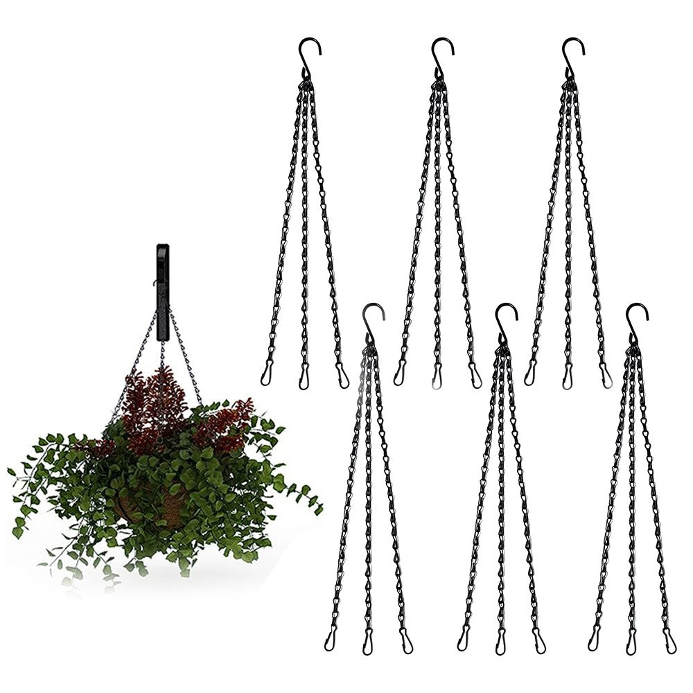 6Pcs Hanging Flower Basket Chains Hanging Planter Chains Flowerpot Hanger Lantern Hanging Chains