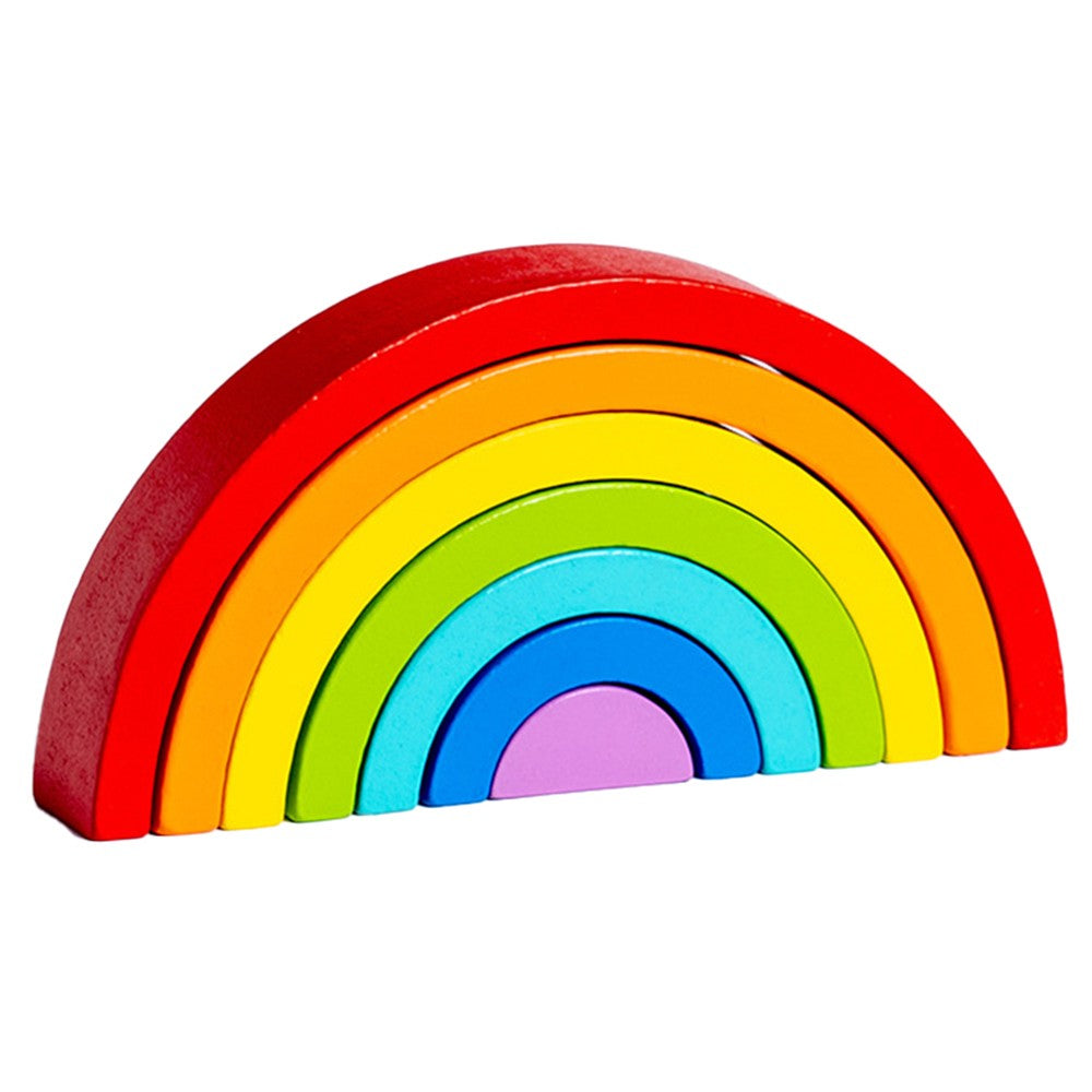 1 Set of Rainbow Stacker Nesting Puzzle Blocks Stacking Toys Kids Montessori Toys Rainbow Color