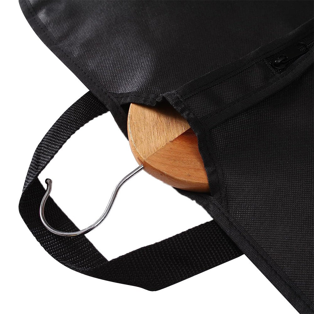 2Pcs 120cm Mens Breathable Garment Bag Foldable Suit Cover Bag with Handles