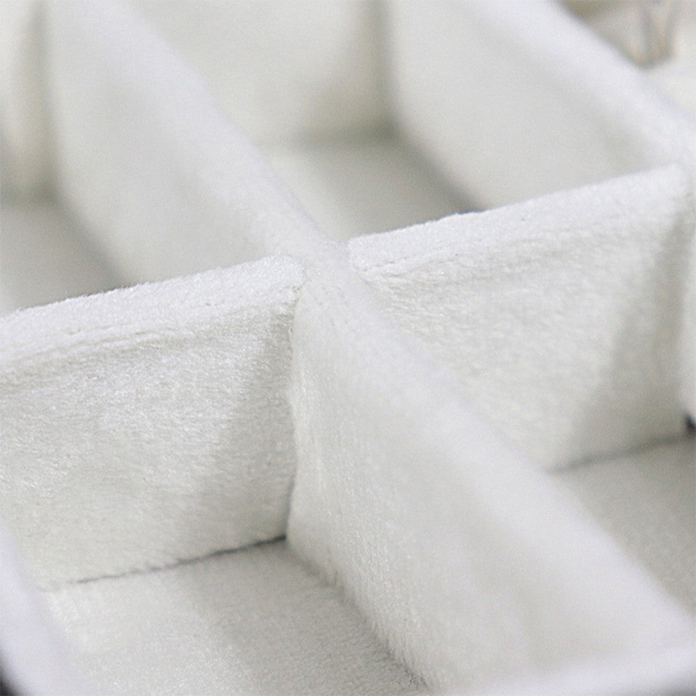 Portable Travel Jewelry Case Mini Velvet Jewelry Storage Box Organizer Rose Red