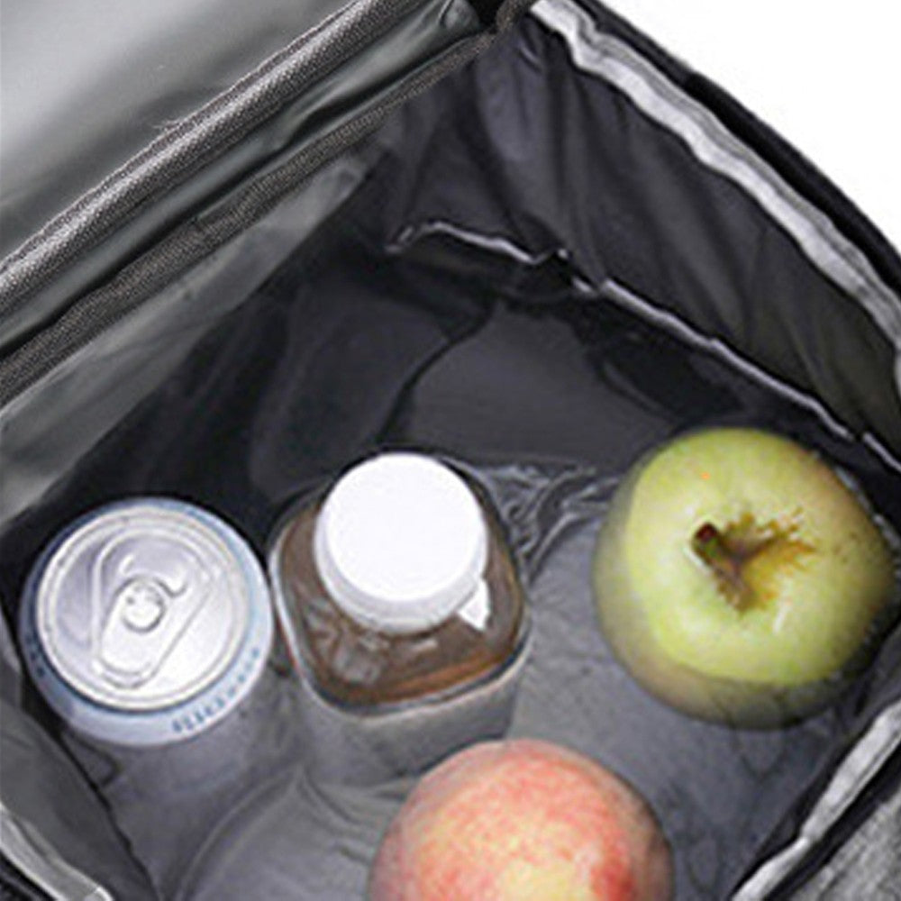 Water-resistant Insulated Cooling Backpack Picnic Camping Cooler Bag Black