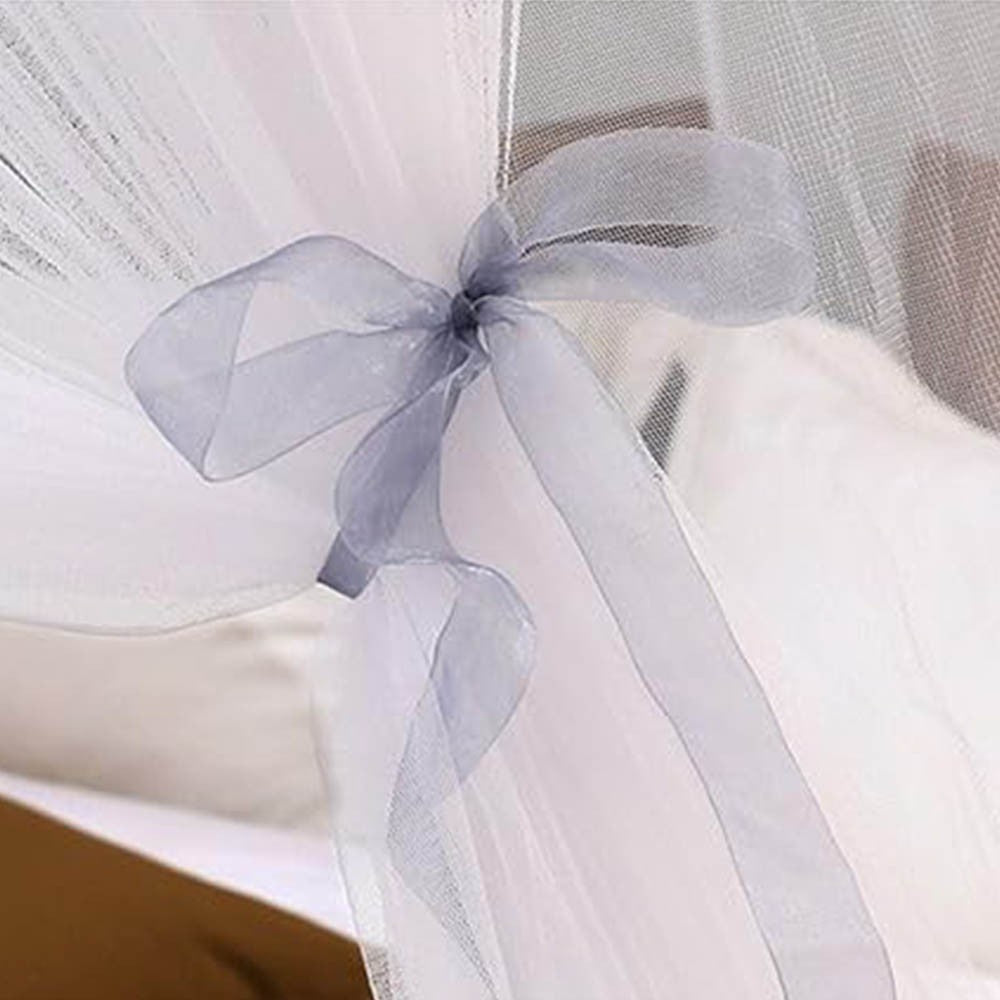 Bed Canopy Bedcover Bed Curtain Dome Mosquito Net Universal Size White