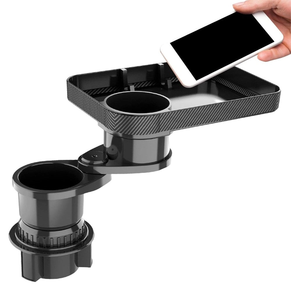 2-In-1 Car Seat Cup Holder Phone Holder Food Table Tray