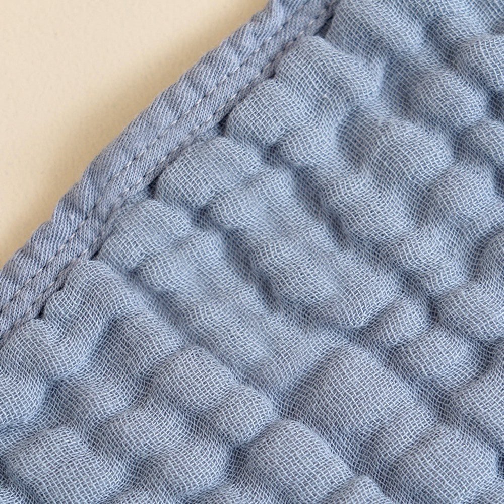 3Pcs 25x50cm 100% Cotton Unisex Baby Burp Cloths Dark Grey