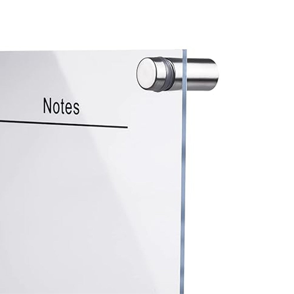 L Acrylic Dry Erase Board Wall-Mounted Weekly Planner Calendar Memo Whiteboad