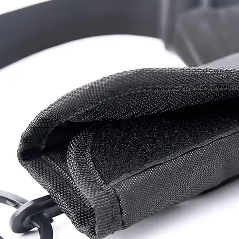 Portable Golf Club Bag Golf Accessories Bag with Adjustable Strap - Black