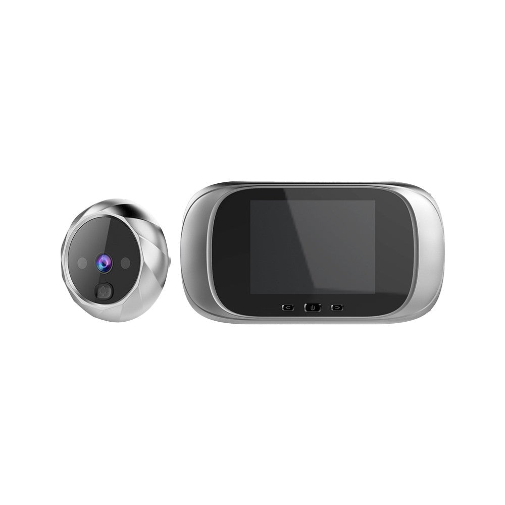 Wireless Digital Door Peephole LCD Door Viewer Home Security Camera - Silver