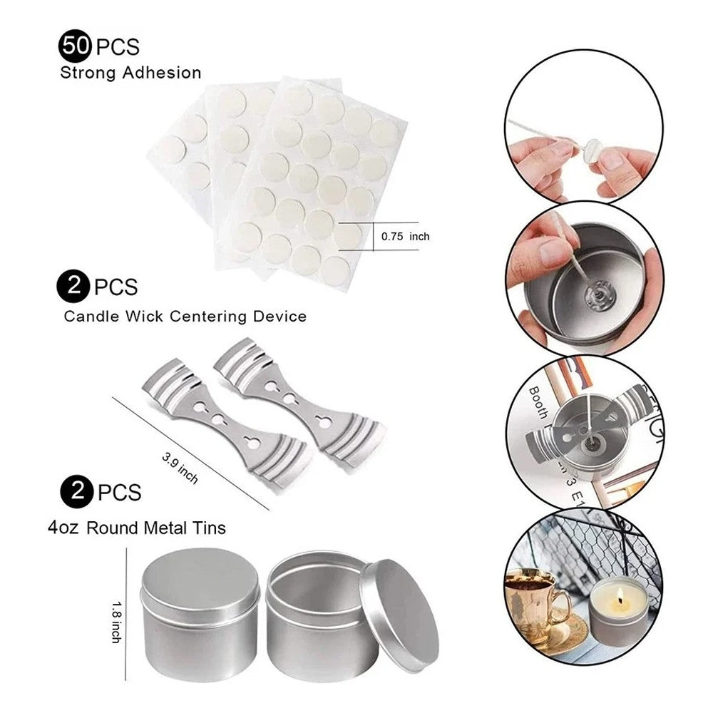 105Pcs Candle Making Kit Candle Making Pouring Pot DIY Candles Making Craft Tool