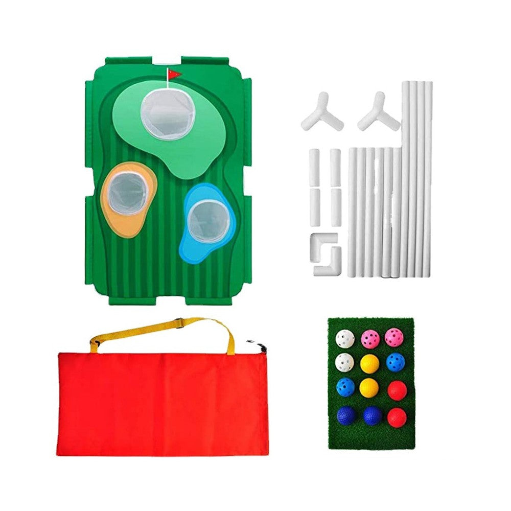 Portable Golf Cornhole Chipping Game Set Golf Training Accessories
