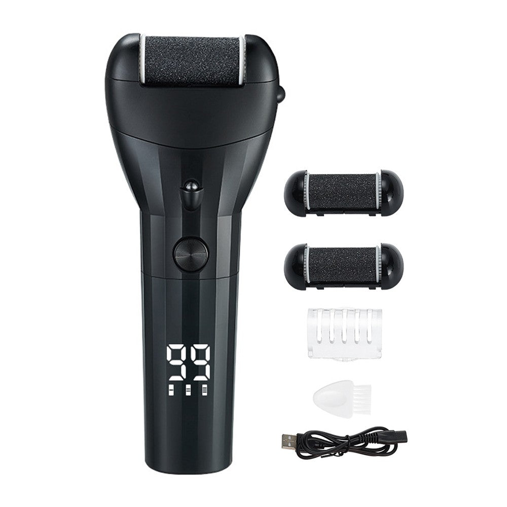 Electric Foot Callus Remover Kit Rechargeable Foot File with 3 Grinding Heads
