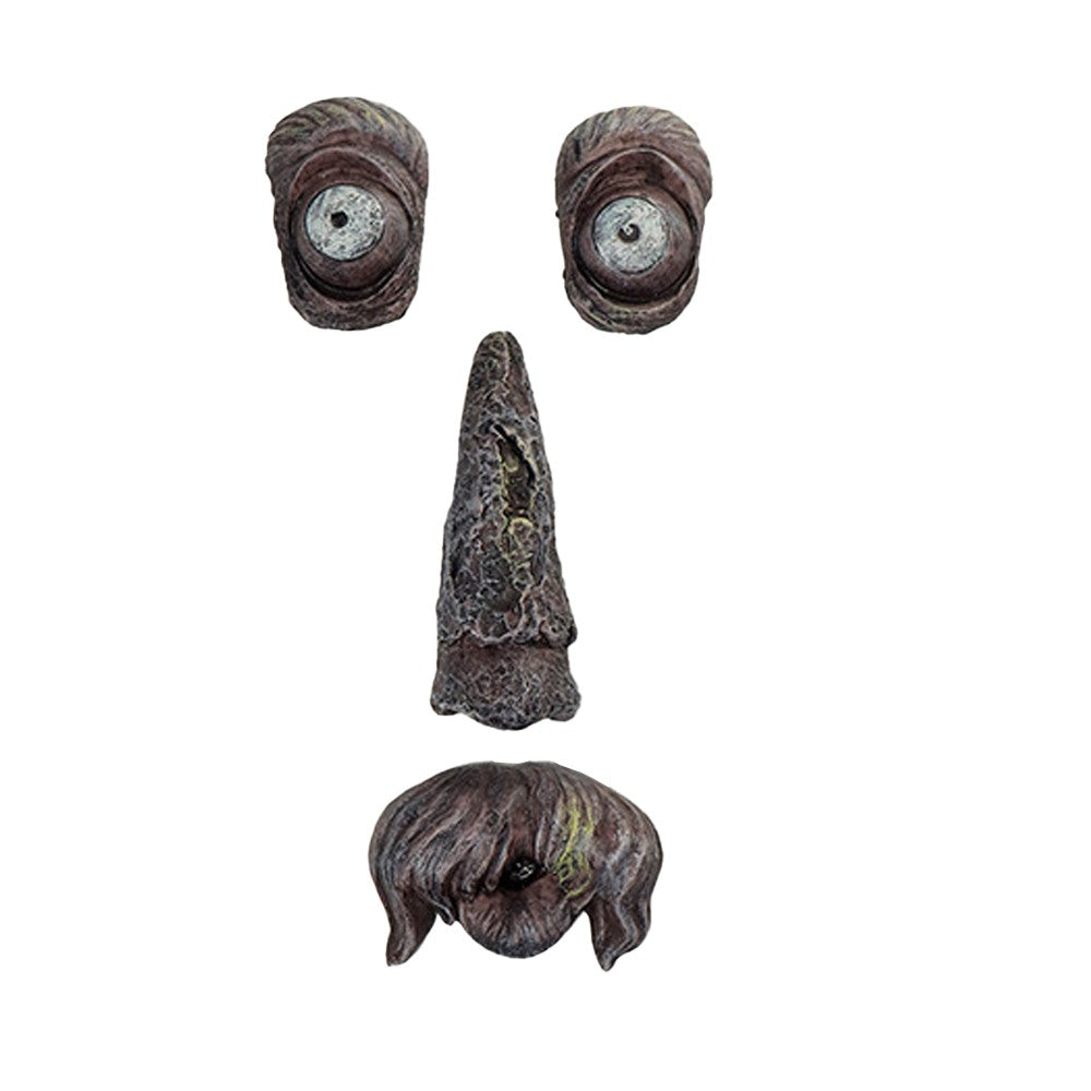 Tree Face Outdoor Statues Tree Hugger Bark Ghostface Decor Yard Art - Style C