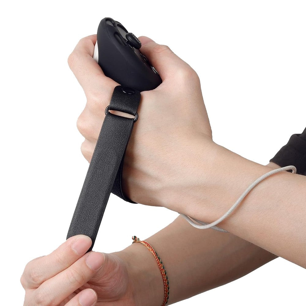 Pair of VR Controller Grips Silicone Covers Compatible with Meta Quest 3 - Black