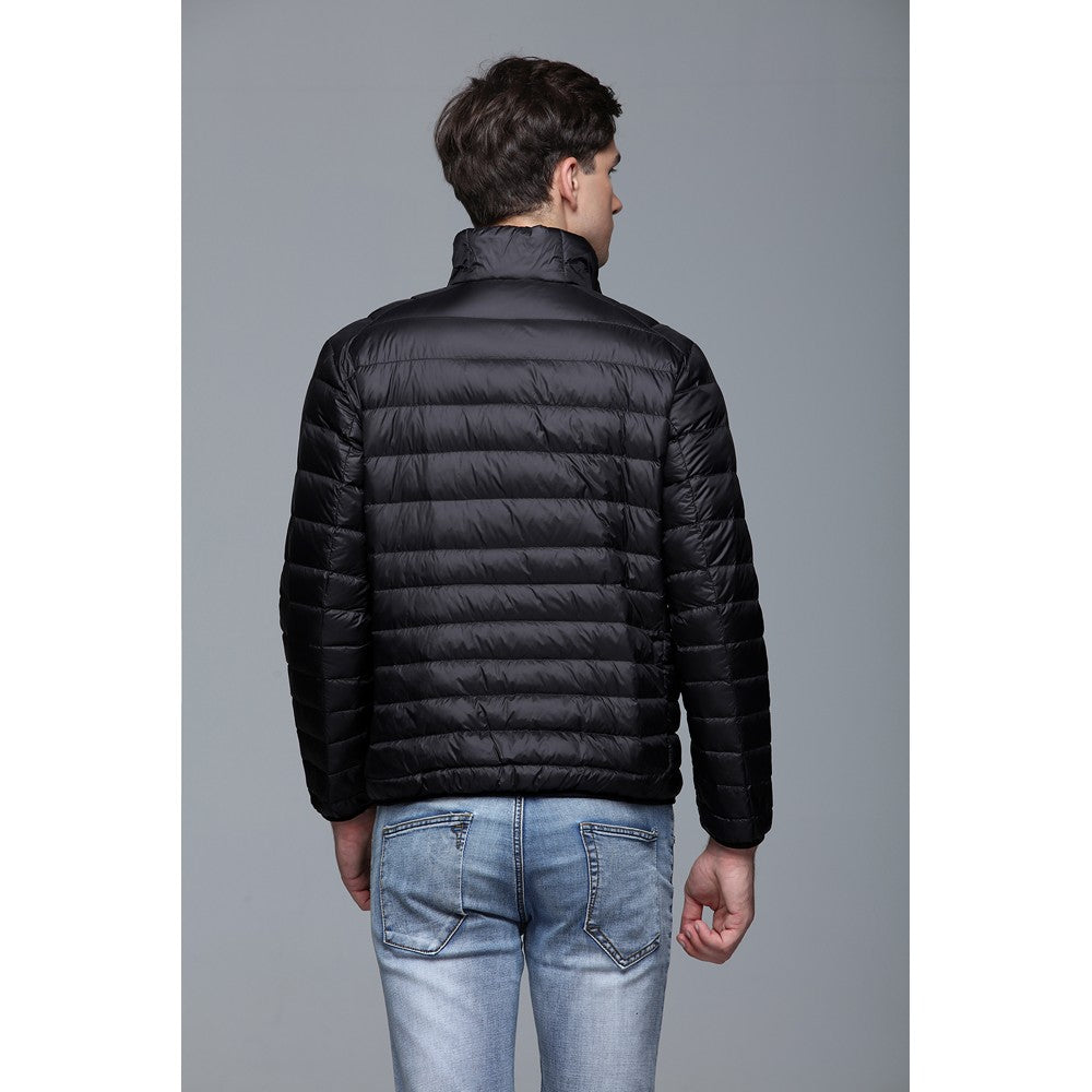 Mens Stand-up Collar Jacket K-6006 Black
