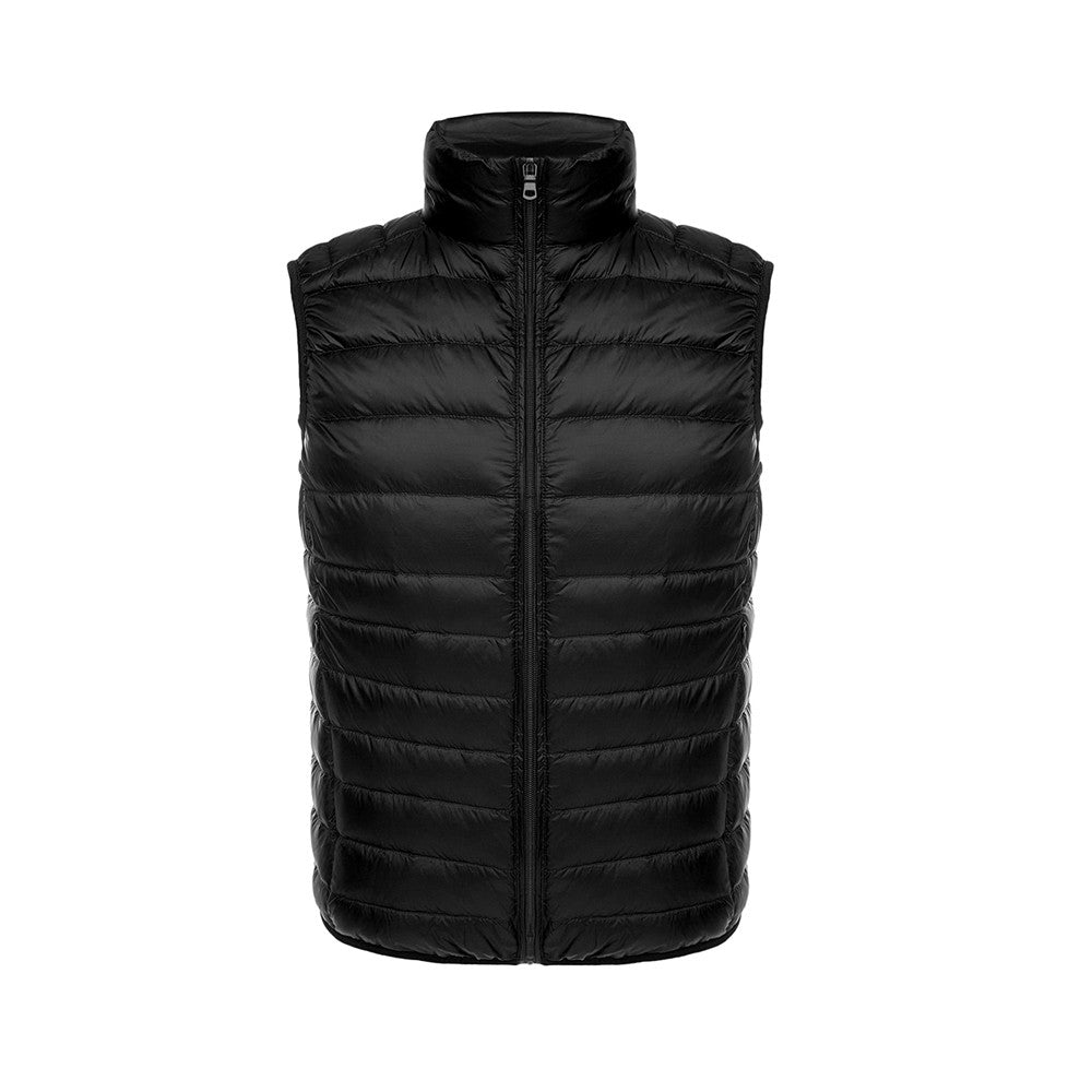 Mens Stand-up Collar Vest K-6005 Black