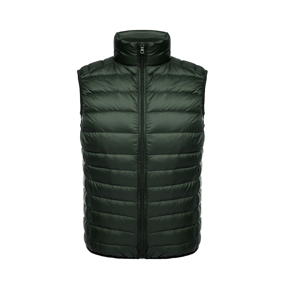 Mens Stand-up Collar Vest K-6005 Olivegreen