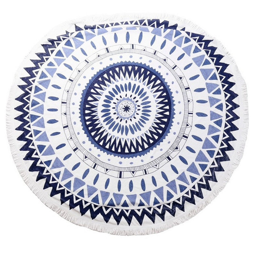 Microfiber Round Beach Towel Style B