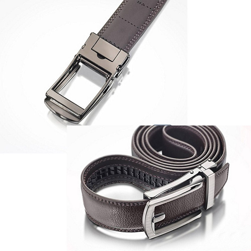 2X Comfort Gentleman's Click Adjustable PU Leather Belts