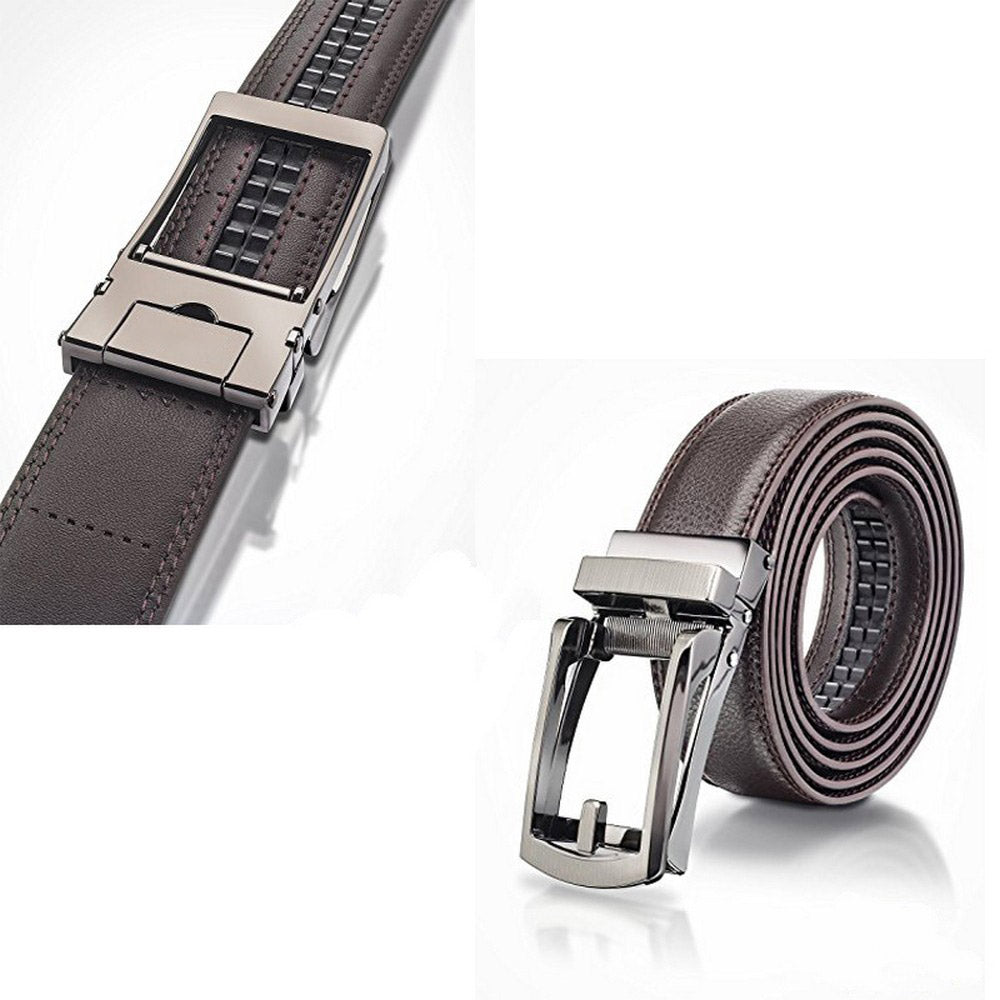 2X Comfort Gentleman's Click Adjustable PU Leather Belts
