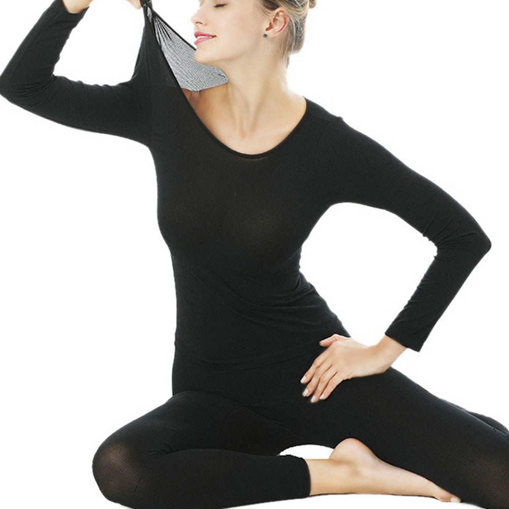 Women Winter Ultra Thin Thermal Underwear Set