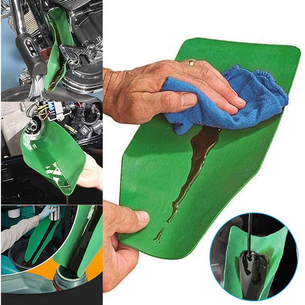 Flexible Oil Draining Funnel Tool