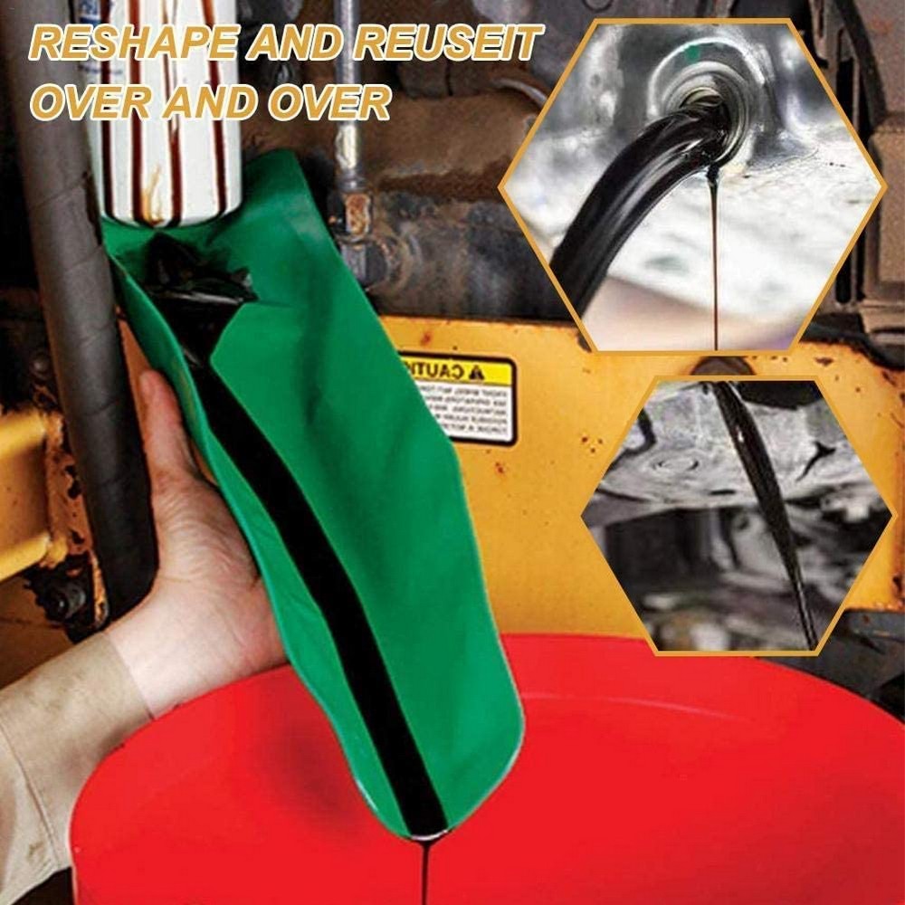 Flexible Oil Draining Funnel Tool