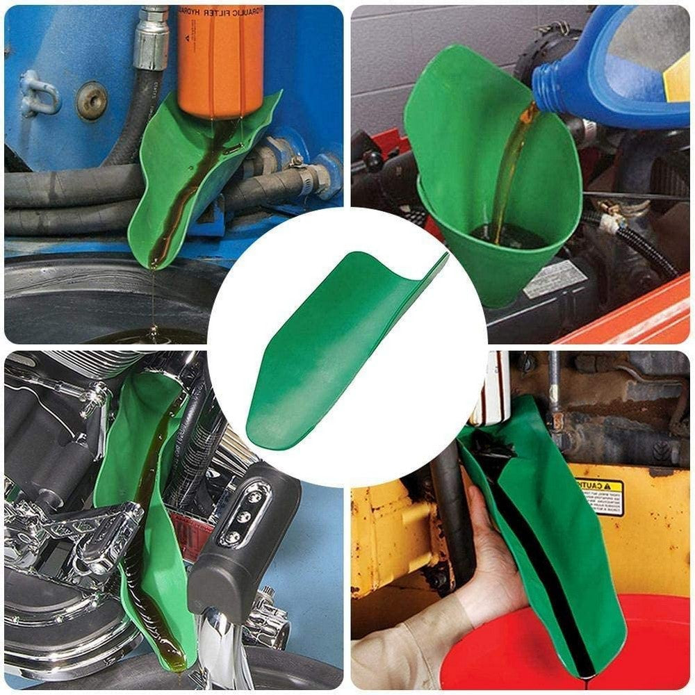 Flexible Oil Draining Funnel Tool