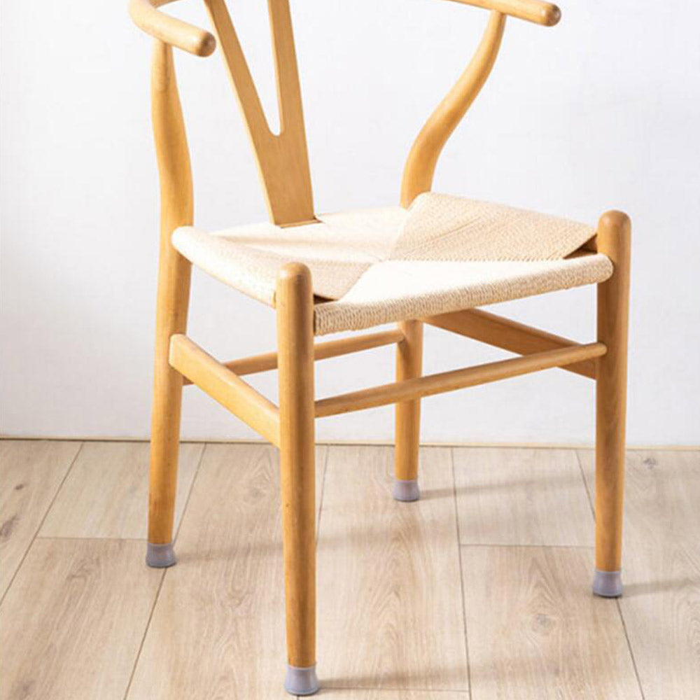 12X Home Decor Furniture Silicon Protection Cover Table Legs Protection Lids-Grey