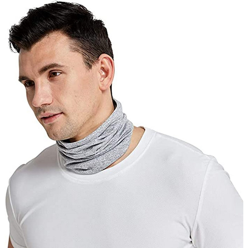 4 Pack Unisex Seamless Scarfs Outdoor Sports Neck Gaiters Neck Protectors Face Covers Bandanas for Adults FILTERS IS NOT INCLUDED