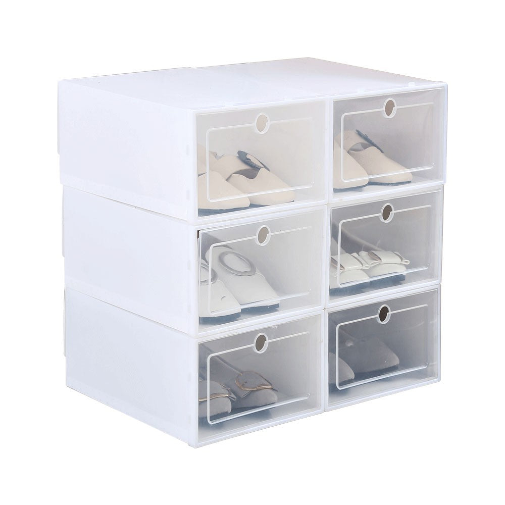 18 X Men Foldable Shoes Storage Boxes Clear Stackable Sneakers Organizers Style 1